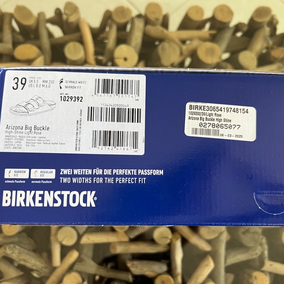 BIRKENSTOCK ARIZONA Big Bickle High Shine Light Rose Sandals - Picture 14 of 14